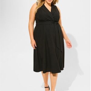 Torrid Size 3 black work dress, sleeveless